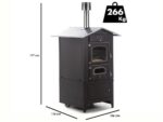 Rossofuoco Effe 80 – Holzbackofen für den Aussenbereich