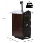 Rossofuoco Garden 80 Plus – Holzbackofen für den Außenbereich