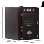 Rossofuoco Garden Color 65 – Einbau-Holzbackofen – braun