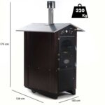Rossofuoco Garden Plus 100 – Holzbackofen für draußen