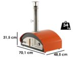 Rossofuoco Mino – Holzbackofen für den Außenbereich
