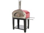 Rossofuoco Nonna Luisa – Holzbackofen für den Außenbereich mit Wagen – rot – Bild 2