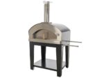 Rossofuoco Nonna Luisa – Holzbackofen für den Außenbereich mit Wagen – schwarz – Bild 2