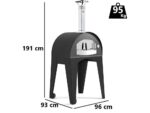 Seven Italy Demetra – Holzbackofen für draußen – 70×50