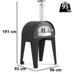 Seven Italy Demetra – Holzbackofen für draußen – 70×50