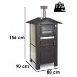 Seven Italy Era Premium – Holzbackofen für draußen – 57×45 cm