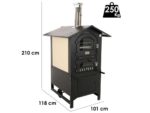 Seven Italy ZEUS – Holzbackofen für draußen – 80×45