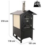 Seven Italy ZEUS – Holzbackofen für draußen – 80×45