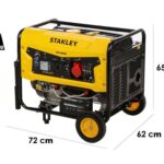 Stanley SG 5600B – Benzin Stromerzeuger – AVR – 5.5 kW – Dauerbetrieb 5.0 kW 400V