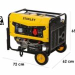 Stanley SG 6500B – Benzin Stromerzeuger – AVR – 6,5 kW – Dauerbetrieb 6 kW 400V