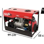 TecnoGen H15000ELX – Benzin-Stromerzeuger 10.4 kW – Dauerleistung 9.4 kW – 230V