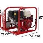 TecnoGen H8000 E/A – Benzin-Stromerzeuger 5.8 kW – Dauerleistung 5.2 kW – 230V + ATS