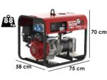 TecnoGen H8000LX – Benzin-Stromerzeuger 5.8 kW – Dauerleistung 5.2 kW – 230V