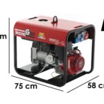 TecnoGen H8000TLX – Benzin- Stromerzeuger 6 kW – Dauerleistung 5.4 kW – 400V