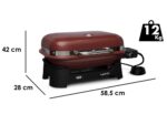 Weber Lumin Compact Red – tragbarer Elektrogrill