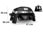 Weber Pulse 1000 – Elektrogrill – Grillfläche 41 x 31 cm
