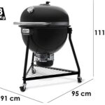 Weber Summit Kamado E6 – Kohlegrill – Durchmesser des Grillrosts 61 cm