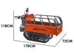Wortex Beach 270E – Akkubetriebene Raupendumper mit ausziehbarer Mulde – 450 kg Tragfähigkeit