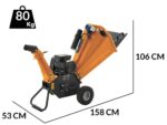 Wortex Drake D300/70E – Elektro Häcksler – 230V – 3 PS