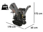 Wortex Tiger D420/120L – Häcksler mit Raupenfahrwerk – Loncin D420 Motor – Bild 2