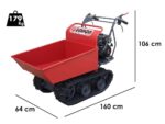 Zanon BC 90 Cingo – Häcksler mit Raupenantrieb und Motorschubkarre – Motor Honda GX390 – Bild 2